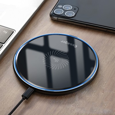 15W Qi Wireless Charger Fast Wireless Charging Pad Induction Wireless Charger For iPhone 11 Pro Xiaomi mi 10 Samsung s20